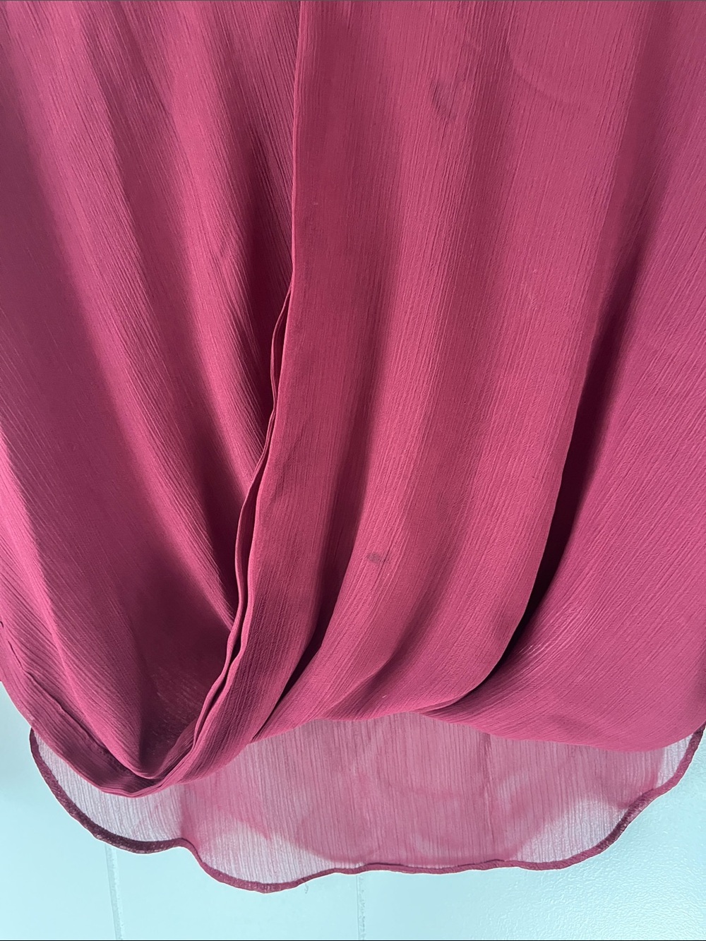 Banana Republic Raspberry Wrap-Front Blouse - Picture 4 of 11